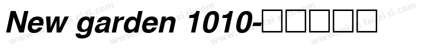 New garden 1010字体转换